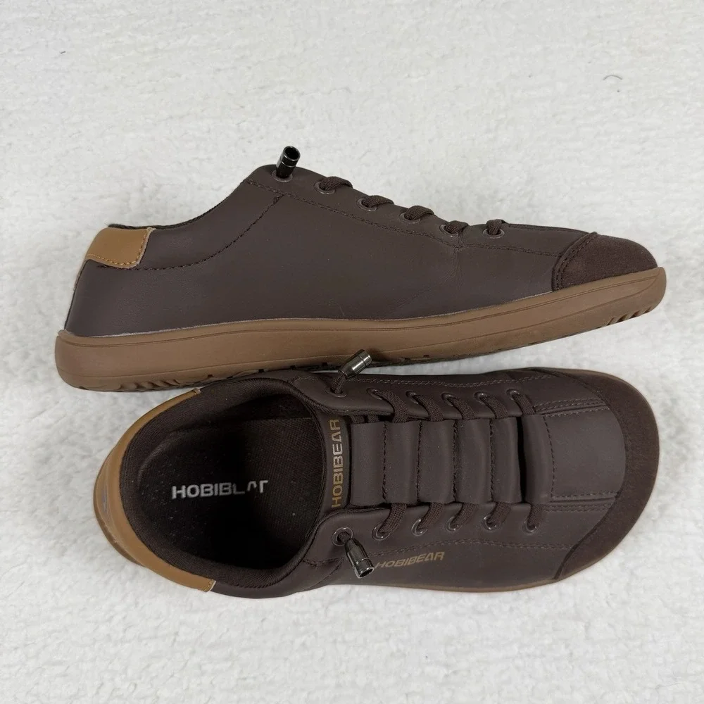 HOBIBEAR GST0071GC Shoes EU 41 25.5cm Brown Gum Sole Casual Walking US 8-8.5 Men
